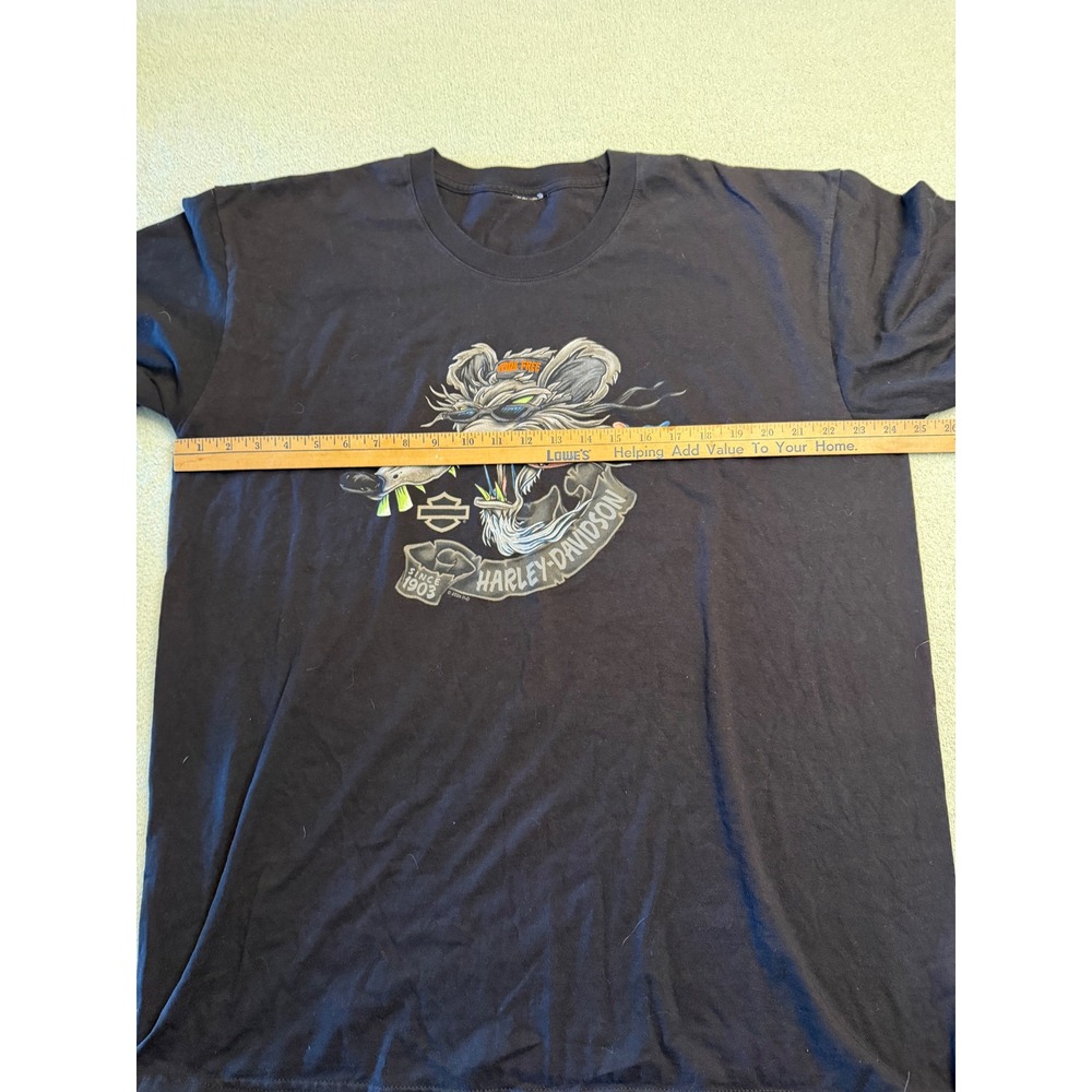 Harley-Davidson CinCity Cincinnati Ohio Rat Graphic Black T-Shirt Mens XL